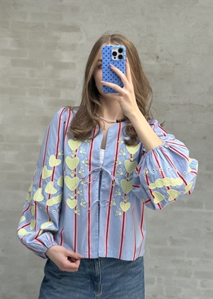 Elisabeth bluse Bluebell Stripes Sissel Edelbo 